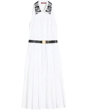 Max Mara Shirt Dresses - White