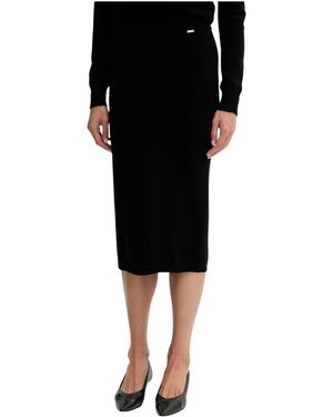 Fracomina Midi Skirts - Negro