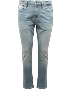 SELECTED Slim Leon Hose - Blau