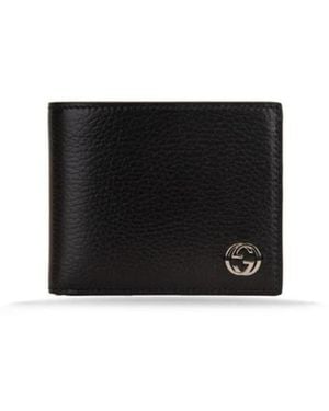 Gucci Interlocked Gg Bifold Portemonnee - Zwart