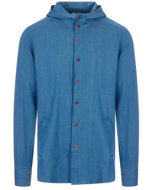 Kiton Denim Shirts - Azul