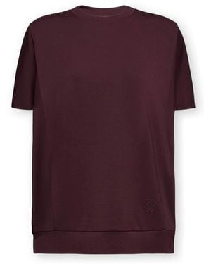 Elena Miro Lichtgewicht Scuba Sweatshirt - Paars