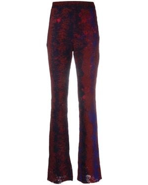 VITELLI Broeken ,Veelkleurig ,Doomboh Bell Bottom Leggings - Paars