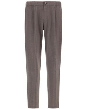 Herno Cropped Trousers - Grigio