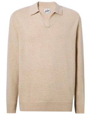 MC2 Saint Barth V-Neck Knitwear - Neutro