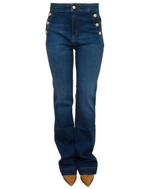 Nenette Bootcut Jeans - Blue