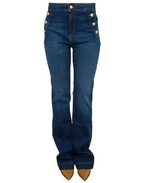 Nenette Bootcut denim superstretch blaue jeans