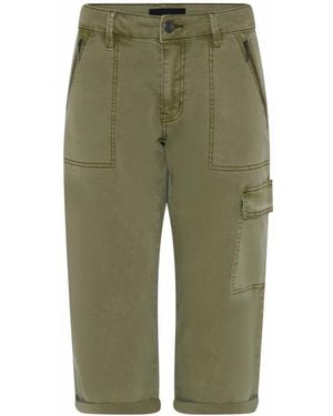 Cro Korte Broeken ,Groen ,Cargo Pocket Capri Shorts Groen