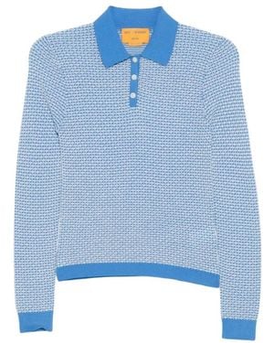 Guest In Residence Polo Shirts - Blue