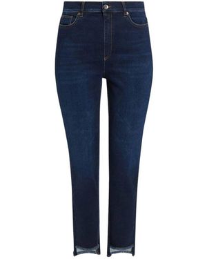 Marina Rinaldi Slim-fit asymmetrische jeans - Blau