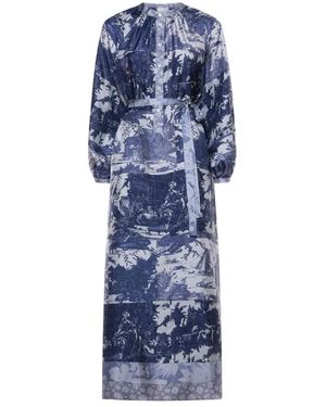 Pierre Louis Mascia Midi Dresses - Blue