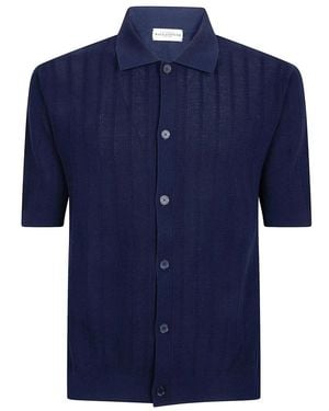 Ballantyne Short Sleeve Shirts - Blue