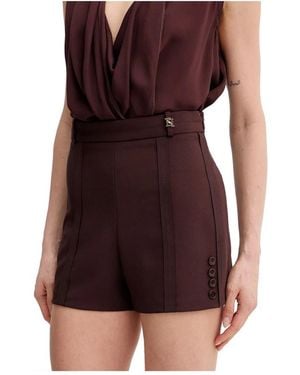 Elisabetta Franchi Short Shorts - Purple