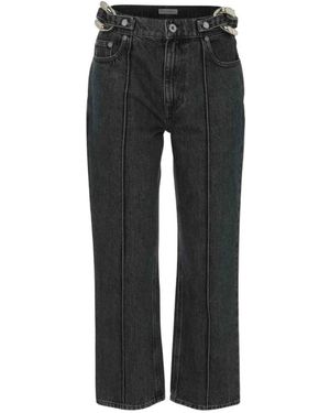 JW Anderson Cropped Jeans - Zwart