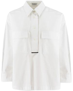 Brunello Cucinelli Shirts - Wit