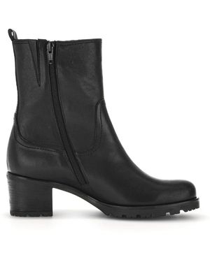 Gabor Heeled Boots - Noir