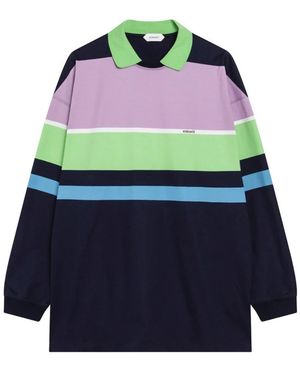 Versace Stripes Katoenen Sweatshirt - Blauw