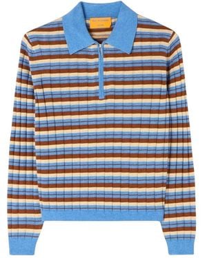 Guest In Residence Polo Shirts - Bleu
