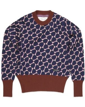 Philippe Model Round-Neck Knitwear - Blue
