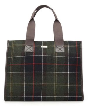 Barbour Tassen ,Groen ,Katoen Handbags - Zwart