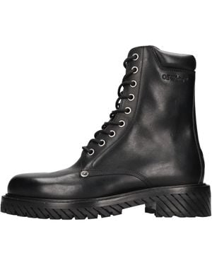 Off-White c/o Virgil Abloh Lace-Up Boots - Negro
