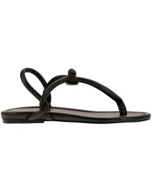 Fabiana Filippi Flat Sandals - Black