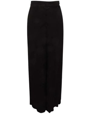 EMMA & GAIA Wide Trousers - Negro