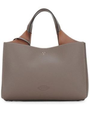 Tod's Tassen ,Leer T Timeless Handbag - Bruin