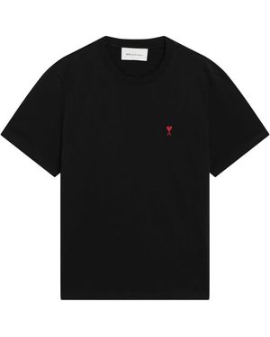 Ami Paris T-Shirts - Negro