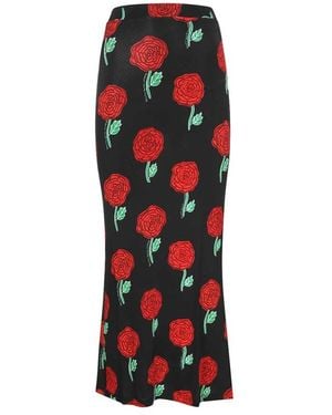 Versace Jeans Couture Maxi Skirts - Red
