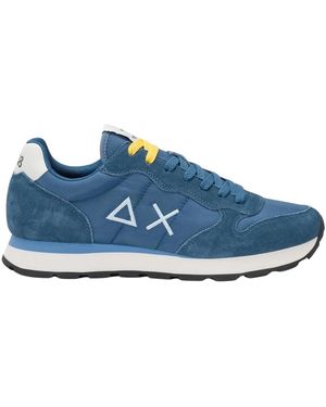 Sun 68 Scarpe Sneakers Con Logo Running City Casual - Blau