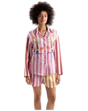 SUSANNA BLU Gardenia Blouse - Rood