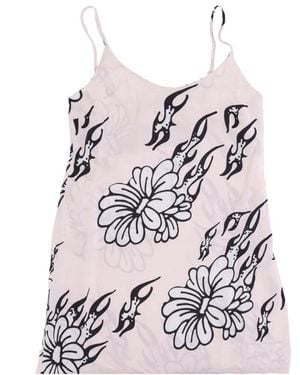 Obey Sleeveless Tops - White