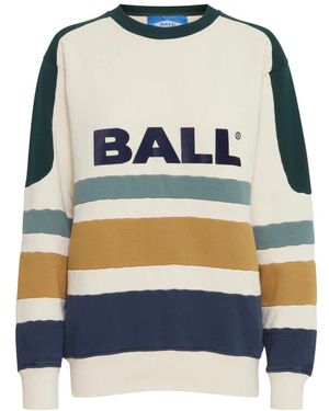 Ball Sportlicher Blauer Sweatshirt Baluigi Stil - Grau