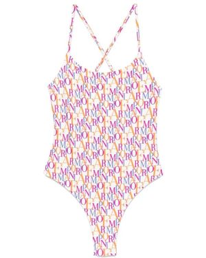 Emporio Armani Multicolour Sea Kleidung Mit Verstellbaren Trägern - Rot