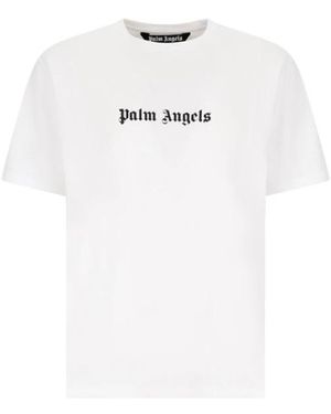 Palm Angels T-Shirts - White