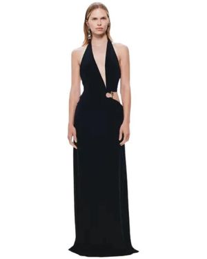 Misha Kleedjes ,Zwart ,Polyester Devon Cupro Dress
