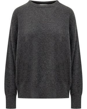 Loulou de Saison Round-Neck Knitwear - Grey