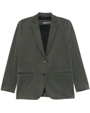 Rrd Jassen ,Groen ,Leer Cupro Boyfriend Blazer - Grijs