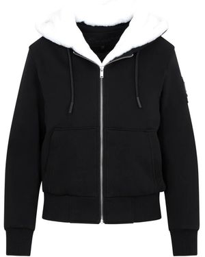 Moose Knuckles Zwarte Damesjas Voor Koud Weer