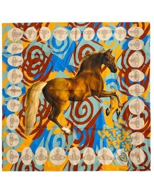 Vivienne Westwood Silky Scarves - Blue