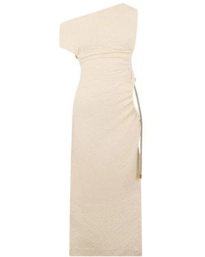 Roberto Cavalli Midi Dresses - Natural