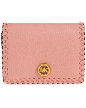Michael Kors Kartenetui Aus Leder Mit Logo - Pink