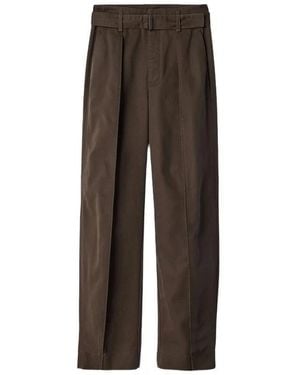 Lemaire Straight Trousers - Brown