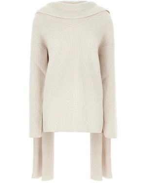 Niccolò Pasqualetti Mucchio Pullover Mit Schal-Kragen - Natur