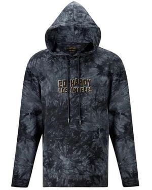 Ed Hardy Kapuzenpullover - Blau