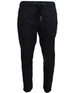 Dolce & Gabbana Slim-Fit Trousers - Nero