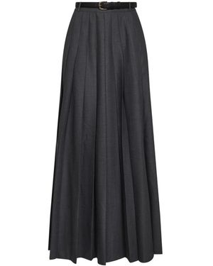Self-Portrait Maxi Skirts - Black