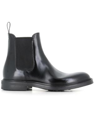 Green George Chelsea Boots - Black