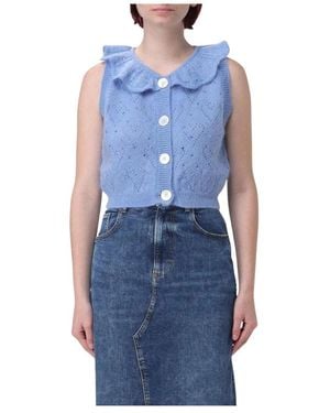 Alessandra Rich Cardigans - Blu
